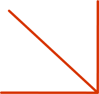 Red diagonal arrows pointing from top left to bottom right corner.