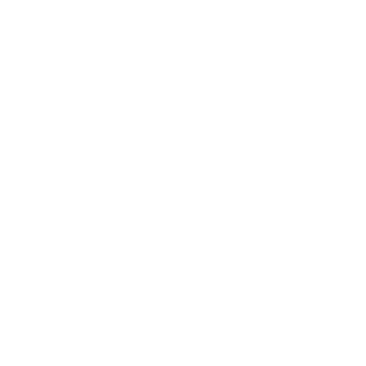 white post icon in thiny white circle on transperents background