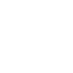 white pinterest icon in thiny white circle on transperents background